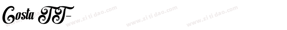 Costa TT字体转换